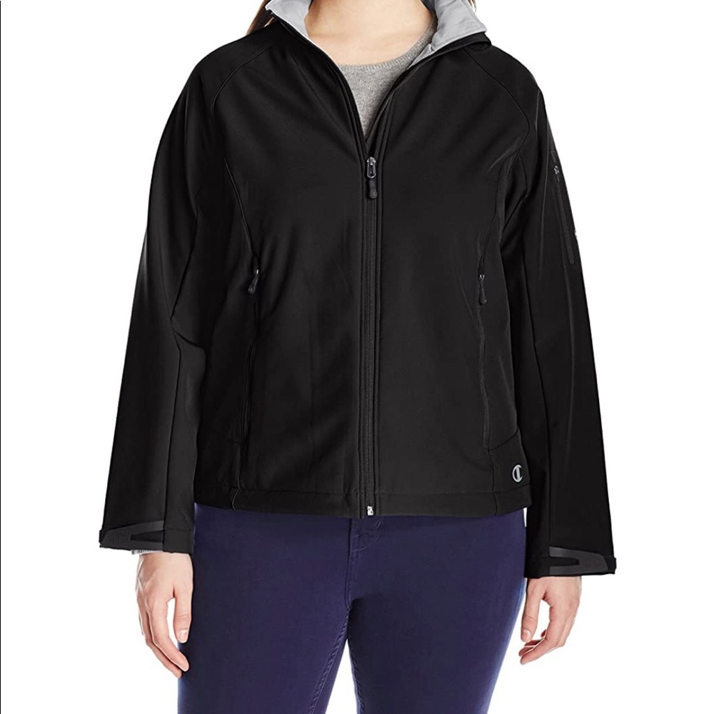 Women's Plus-Size 4-Way Stretch Softshell Jacket